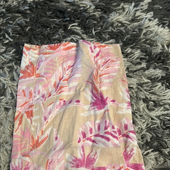 Skies Are Blue Pink and Orange Flare Pants - Picture 3 of 6